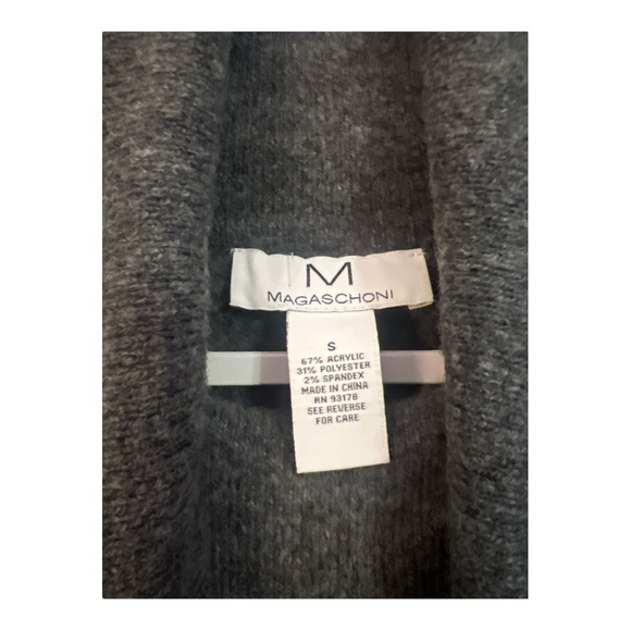 Magaschoni Cowl Neck Acrylic Sweater Size Small BU1 - Picture 3 of 5